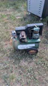 vintage compressor missing cord, air compressor shop tools