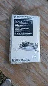 everbilt universal dryer hookup new in box
