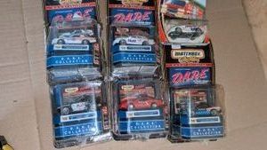 lot of six vintage matchbox Dare police emergency fire department limited edition