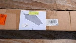Open box large sky blue cantilever umbrella 10-ft patio shade  with base