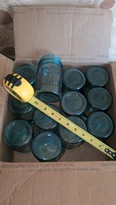 vintage antique numbered ball mason jar lot small 1 through 10 lot of 12