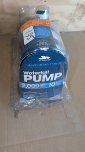 Smart pond waterfall pump 2000 GPH 10-ft height ideal inch and a half inner diameter. large water pump
