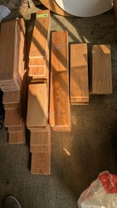 approximately 200 square foot. lot of hardwood flooring snap together bedroom bathroom Honey oak lightwood