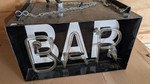 vintage neon bar sign double-sided hanging super cool man cave art brewery garage art