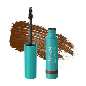 $24 Thrive Causemetics Instant Brow Fix Eyebrow Gel, Medium Brown Shade  Waterproof Tinted Gel with Vitamin B5, Smudge-Proof, Long Lasting Definition, Vegan & Cruelty Free, Audrey Shade
