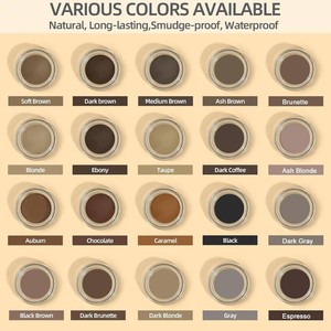 LAVONE Eyebrow Pomade, Waterproof Long-Lasting Brow Pomade, BLONDE  highly pigmented, smudge proof, sweat resistant, natural eyebrow makeup for all skin types and tones, defined brows
