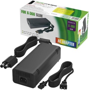 Puning Power Supply Replacement for Xbox 360 Slim,AC Adapter Power SupplyAdvanced Quiet Edition with Cooling Fan Compatible with Xbox 360 Slim Console
