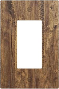 Decorative Outlet Covers Vintage Brown Wood Grain Wooden Plank 1 Gang Rocker Light Switch Cover Plate Single Decora Light Switch Covers Wall Plate Faceplate for Farmhouse Home Decor