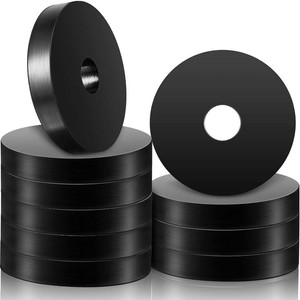 10 Pcs 1 12 OD x 38 ID x 14 Inch Thickness Rubber Spacer Flat Rubber Bushings Neoprene Washers for Screws Bolts Faucet Household Appliances