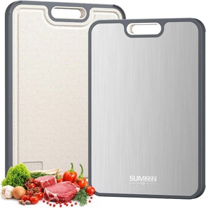 $50 Titanium Cutting Board for Kitchen, Pure TitaniumPP, Size 16 11  Food Grade Materials, Separate Prep Surfaces for Raw & Cooked Food, Odor Resistant, Easy to Clean, Durable Kitchen Essential
