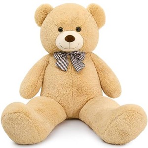 $36 MaoGoLan 47 Inch Giant Teddy Bear, Big Stuffed Animal Plush Toy Gift  A heartwarming way to show love and care on birthdays, baby showers, Christmas, Valentines Day, and anniversaries