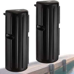 $36 OCEANBROAD Dock Bumpers, Boat Dock Bumpers for Edge & Side  UV-Resistant PVC, Marine Fender Guard with Stainless Steel Hardware, Edge & Side Installation, Vertical Dock Protection