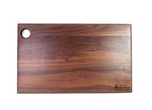 $56 Biddy Murphy Irish Gifts Walnut Hardwood Cutting Board for Kitchen 16 x 10 Large Handmade, Sustainable Irish Wood, Reversible, Made in Ireland