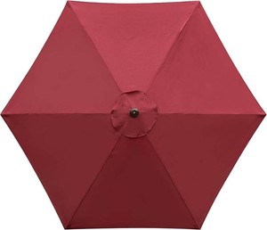 $30 9 Feet Patio Umbrella Replacement Canopy for 6 Ribs, Market Umbrella Top, Yard Table Umbrella Top Cover,Universal Strong and Thick Umbrella Canopy,Canopy Only