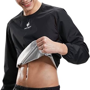 $34 HOTSUIT Men Sauna Suit Sweat Suits Durable Gym Exercise Workout Jacket 2XL