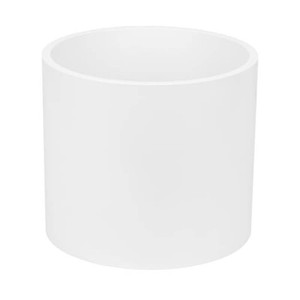 6 PVC Pipe Coupling Adapter Pipe Fittings (Socket x Socket) Contractor Pack Schedule 40 Heavy Duty 6 Inch PVC Slip Socket Connectors for DIY PVC Shelf Garden Support Structure, White