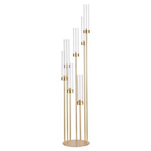 $50 Gold Acrylic Candelabra Centerpieces for Wedding