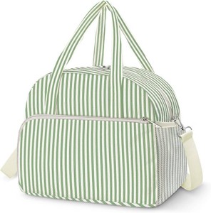 Coobiiya 12L Insulated Lunch Bag for Women & Men, Reusable Corduroy Lunch Tote, Large-Capacity Lunch Box with Leak-Resistant Liner