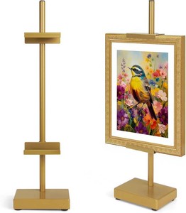 Adjustable Tabletop Easel Stand, Gold 17 H Easels for Display