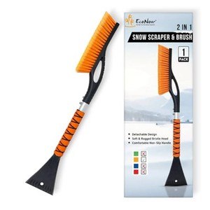 EcoNour 27 Aluminum Ice Scrapers for Car Windshield  Car Snow Scraper