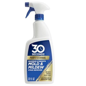 30 SECONDS Pro Mold & Mildew Stain Remover, Scrub-Free Formula, 32 Oz