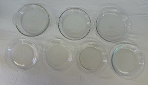 Glass Pyrex Pie Plates