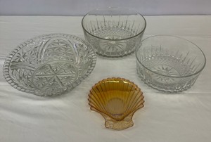 Lot of 4 Crystal Bowls