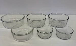 Large Lot of Pyrex Bowls & Glass Bowls