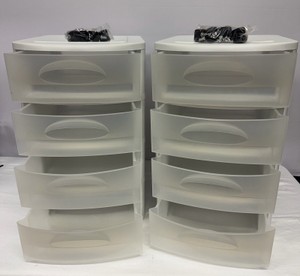 Sterilite 4 Drawer Storage Containers Wheels