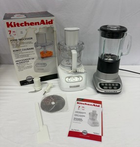 KitchenAid Food Processor and KitchenAid 5-Speed Countertop Glass Blender