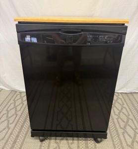 Freestanding Heavy Duty Kenmore Portable Dishwasher on Wheels with Countertop - 37in x 24in