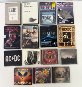 Large Lot of CDs & DVDs