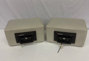 Lot of 2 Sentry 1150 Safes with Keys - 7.5in x 14.5in