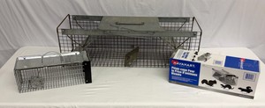 Lot of Live Animal Cage Traps