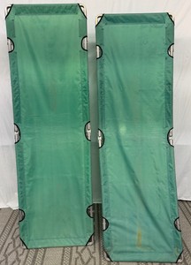 Lot of Two Collapsable Aluminum Cots
