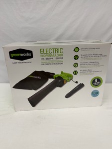 Brand New Greenworks Electric BlowerMulcher