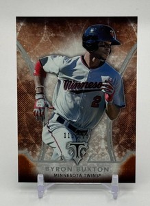 Byron Buxton RC 2015 Topps Triple Threads Numbered 113125 Minnesota Twins Rookie Baseball Card No. 95