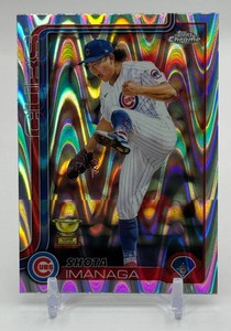 Shota Imanaga Rookie Cup 2025 Topps Chrome Raywave Rookie Baseball Card No. 149