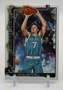 Kon Knueppel RC Topps Holiday Rookie Basketball Card No. H164