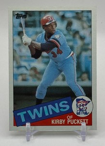 Kirby Puckett RC 1985 Topps Minnesota Twins Rookie Baseball Card No. 536