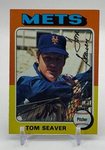 Tom Seaver 1975 Topps Vintage Baseball Card No. 370