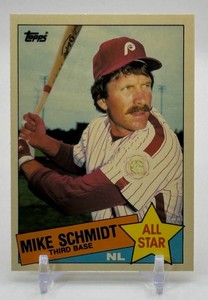 Mike Schmidt 1985 Topps Tiffany Baseball Card No. 714