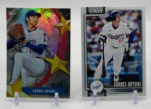 Shohei Ohtani 2-Card Baseball Card Lot (2)