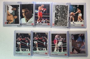 Muhammad AliBoxing 9-Card 1991 AW Sports Boxing Card Lot
