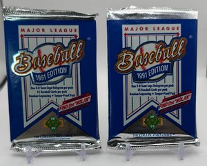 2 Packs of 1991 Upper Deck Baseball Cards (Nolan Ryan Auto Chase)(2)