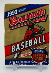 1 Pack of 1993 Bowman Baseball Cards (Derek Jeter RC)