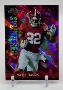 Najee Harris RC 1112 Wild Card Cracked Ice Rookie Football Card No. SP-10