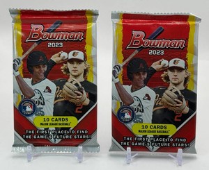 2 Packs of 2023 Bowman Baseball Cards