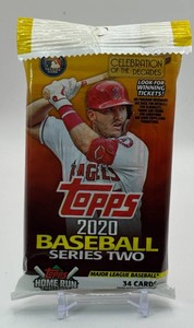 1 Jumbo Pack of 2020 Topps Series 2 Baseball Cards