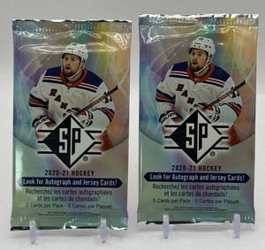 2 Packs of 2020-21 SP Hockey Cards